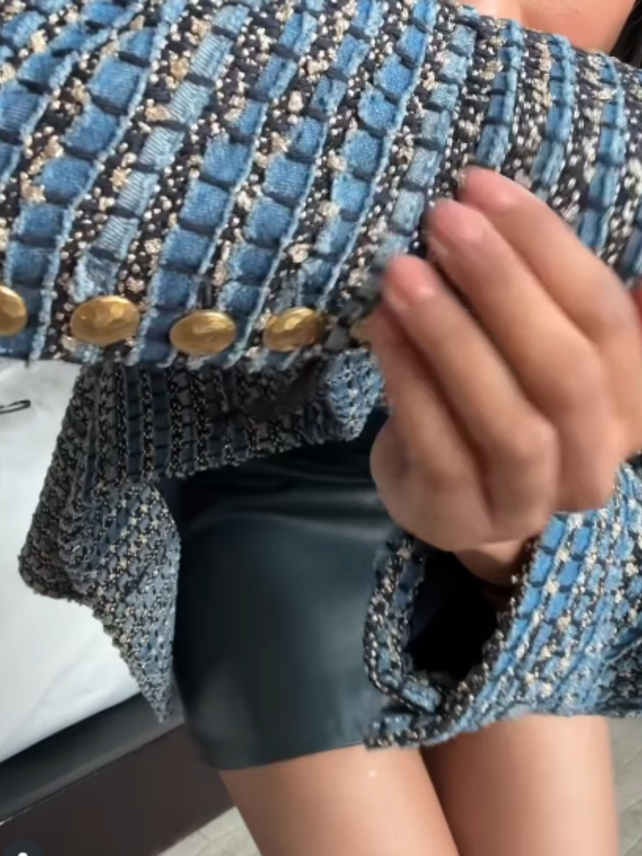 Chill Denim Tweed Blazer