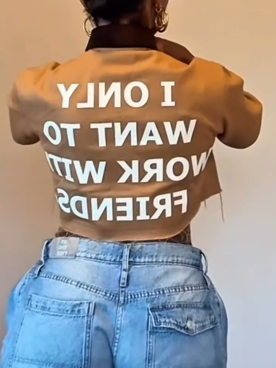 Women's Fall Fashion Short Jacket