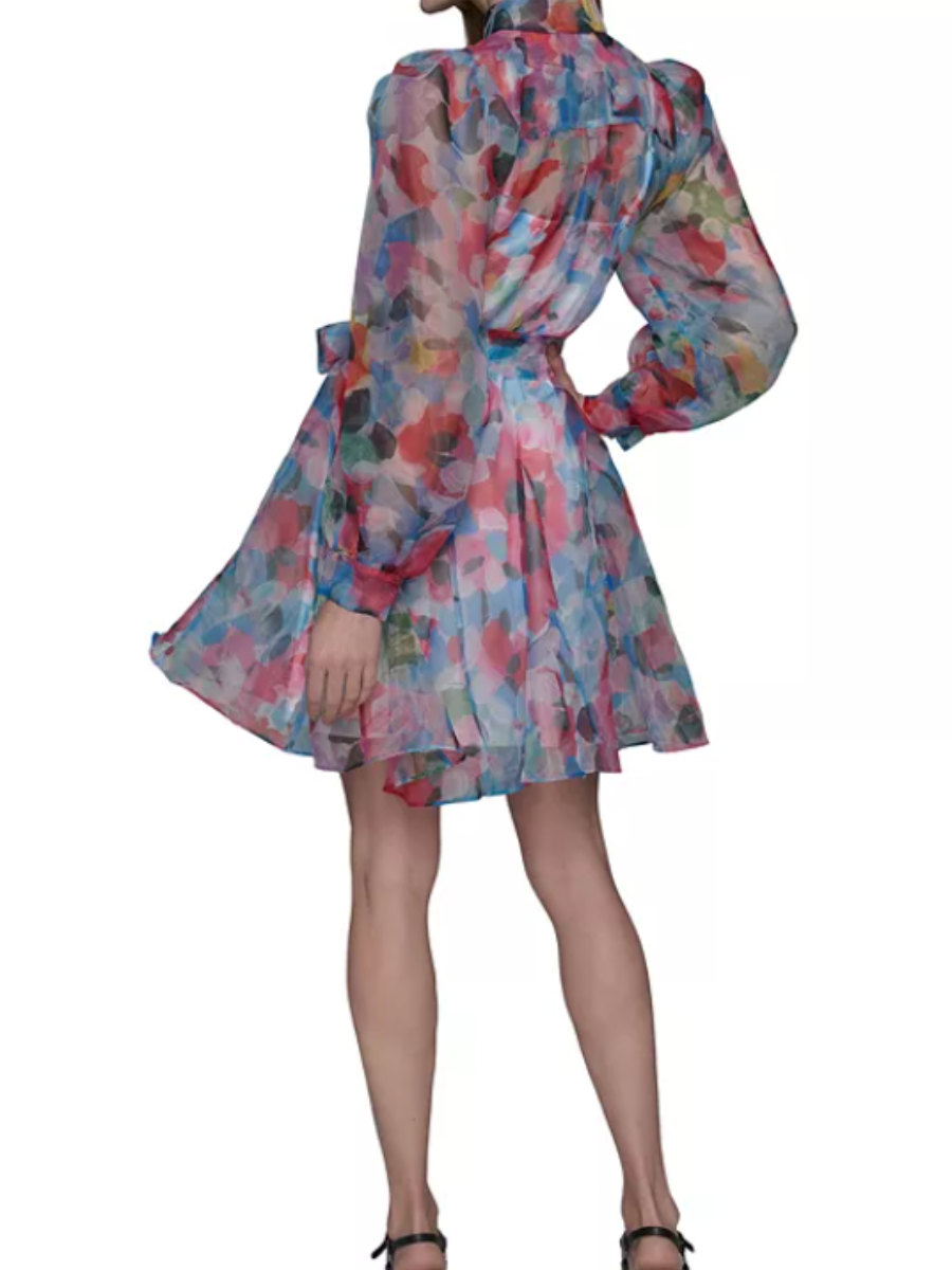 The Adorable Floral Short Dress