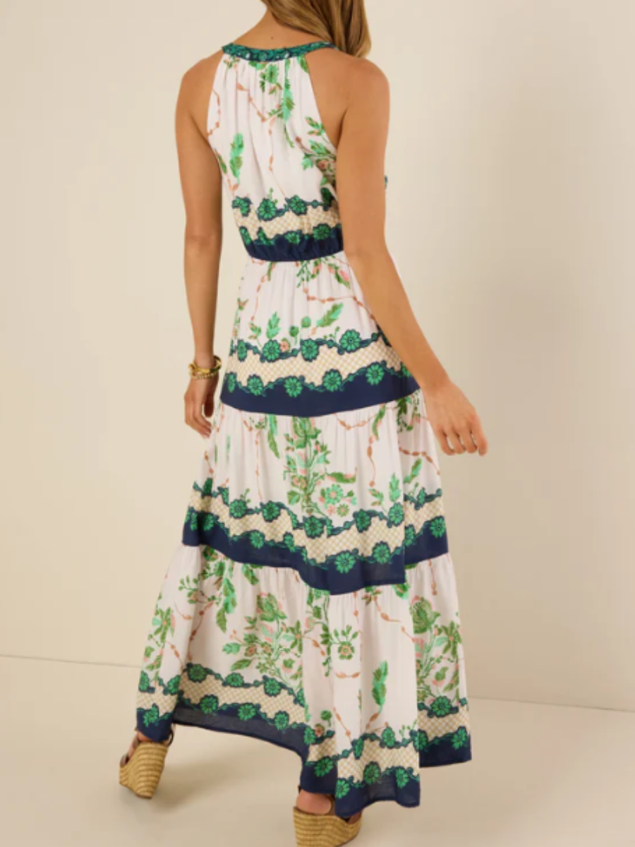 The Flowy Floral Sleeveless Dress