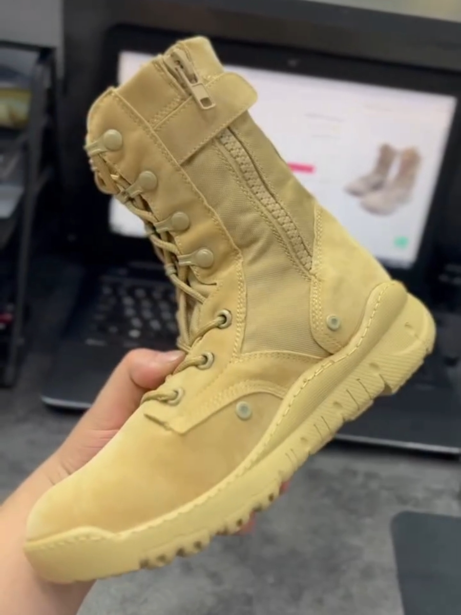 Men's High-Top Lace-Up Work Boots