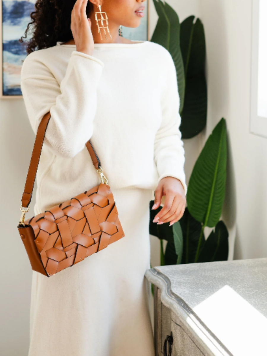 Woven Design Daily Bag