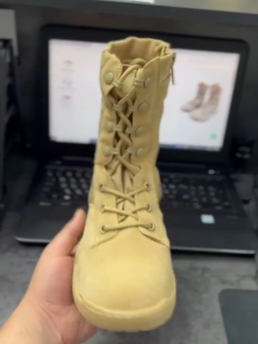 Men's High-Top Lace-Up Work Boots