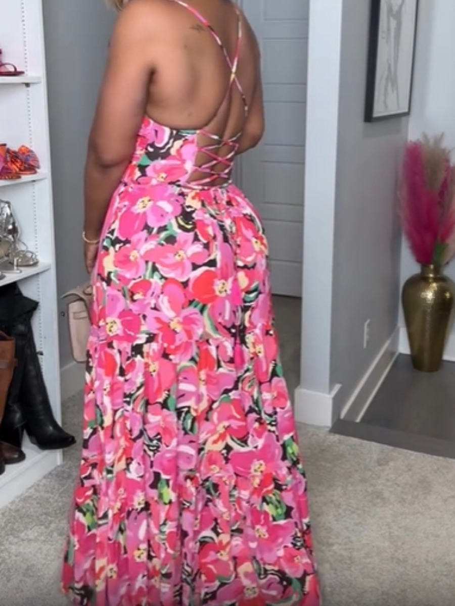 The Beautiful Floral Vacation Dress