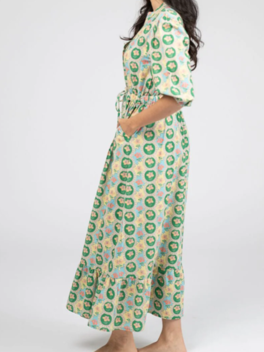 Flowy Floral Midi Dress