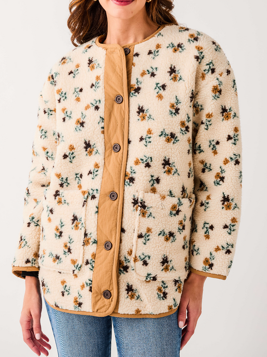 Lambskin Print Coat