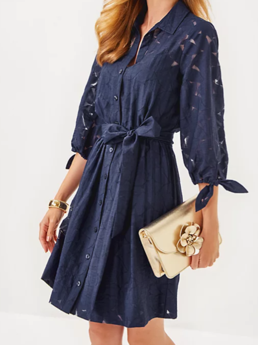 The Leaf Lace Elegant Dress