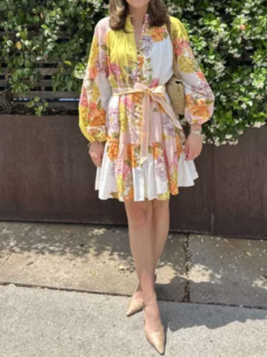 The Pretty Printed Shirt Dress