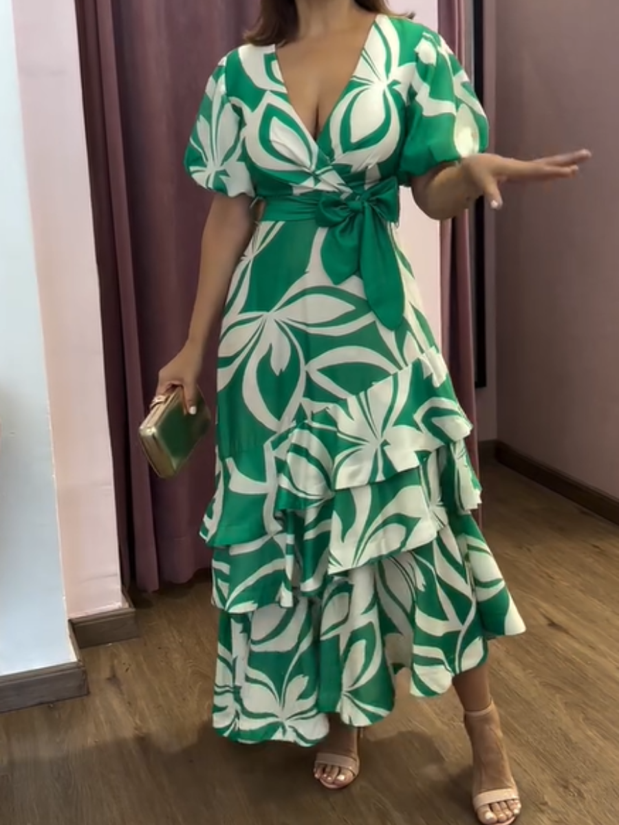 The Floral Vacation Maxi Dress