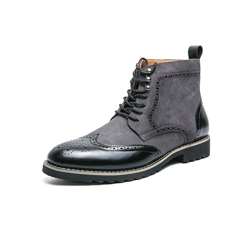 Men's Business British Casual Leather Boots