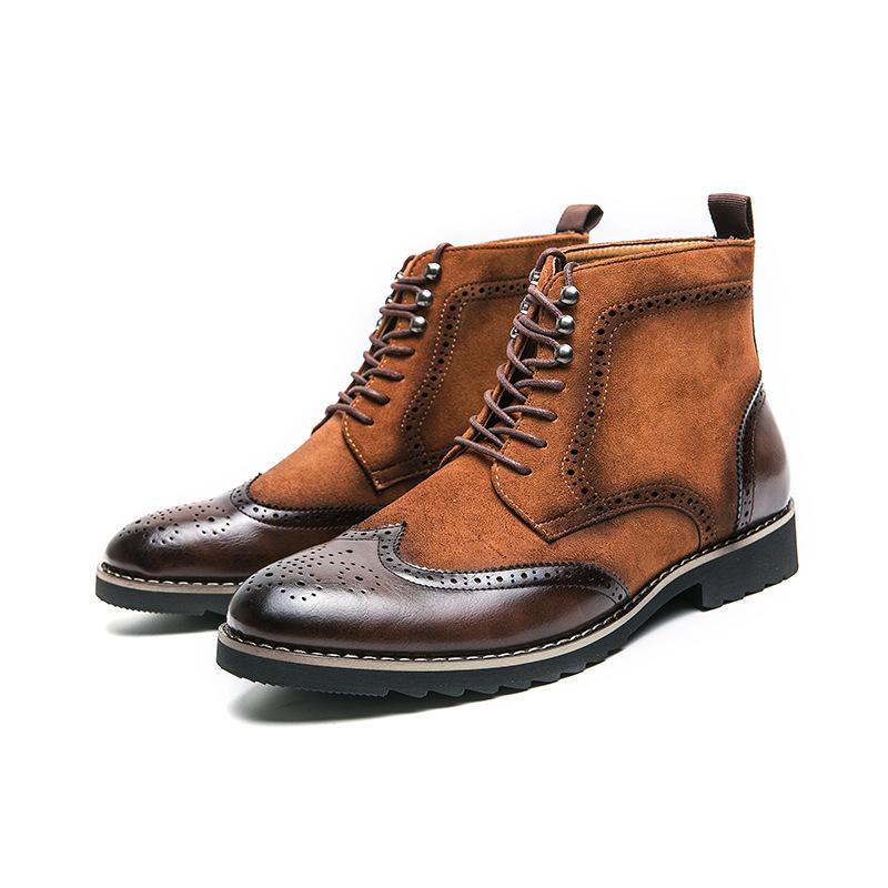 Men's Business British Casual Leather Boots