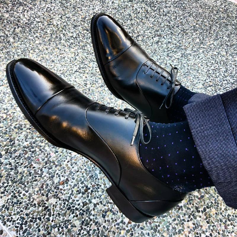 Luxury Leather Oxford Boots