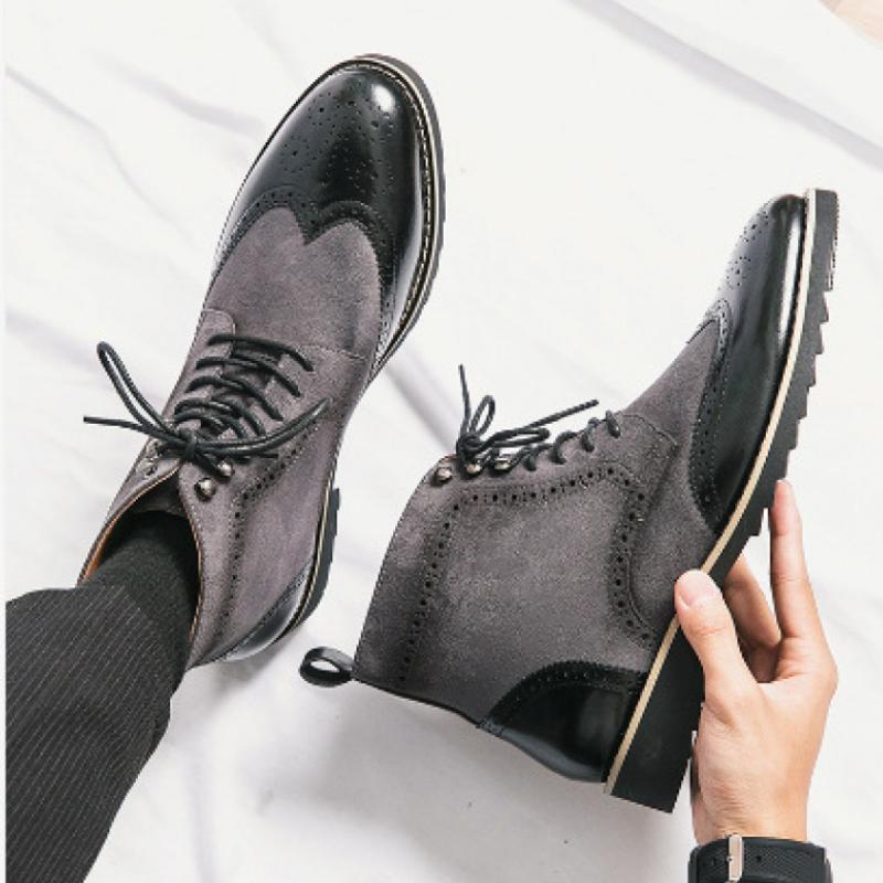 Men's Business British Casual Leather Boots