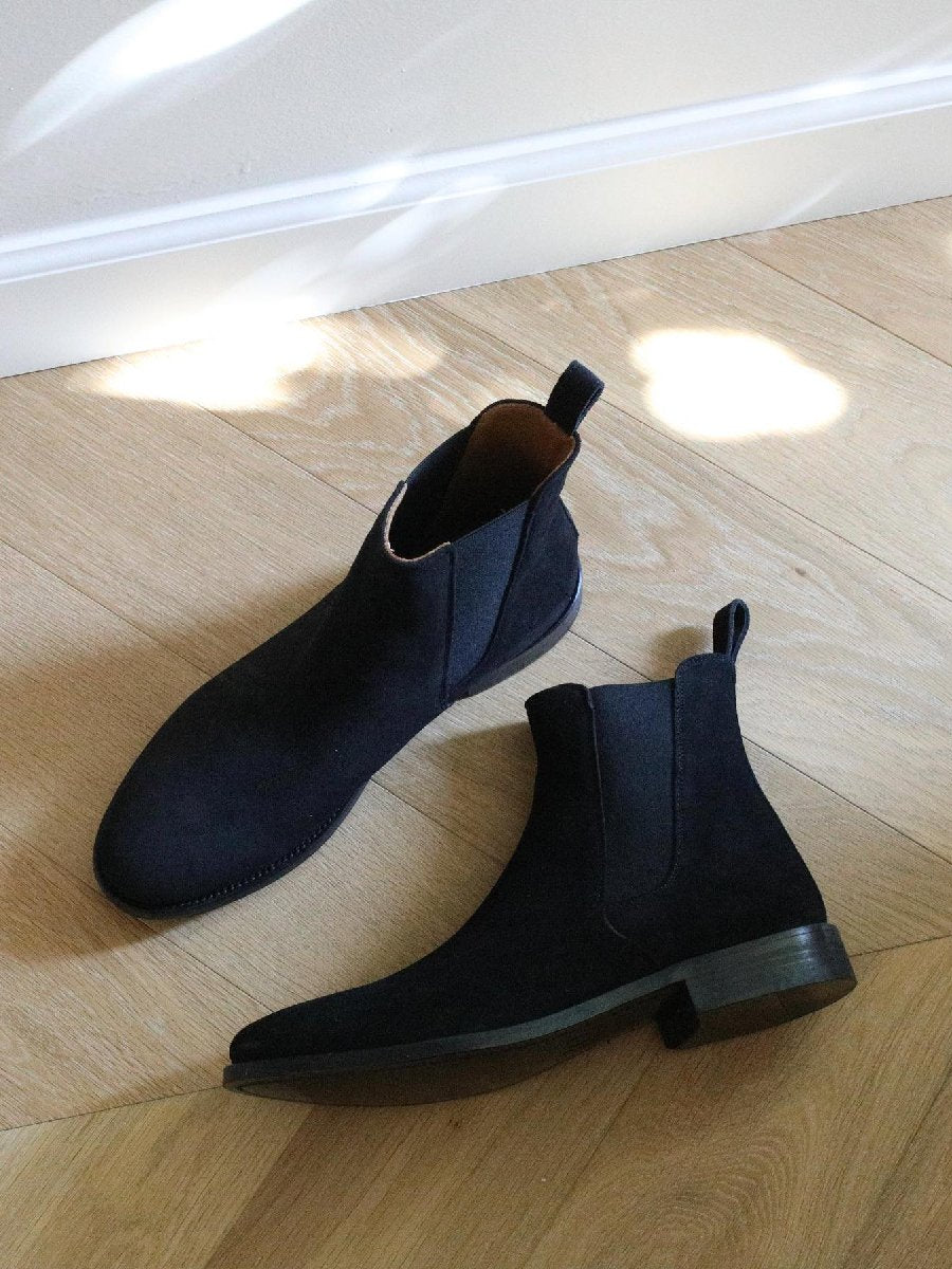 Classic Fashion Suede Chelsea Boots