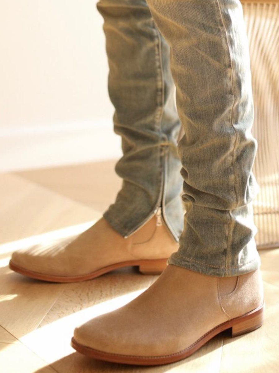 Classic Fashion Suede Chelsea Boots