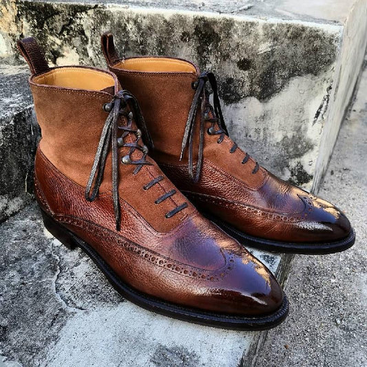 Handmade Men's Luxury Oxford Boots